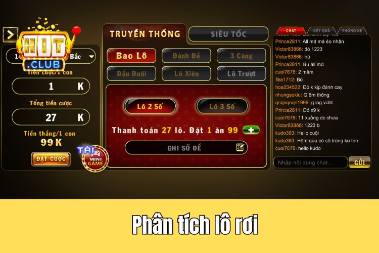 Phân tích lô rơi